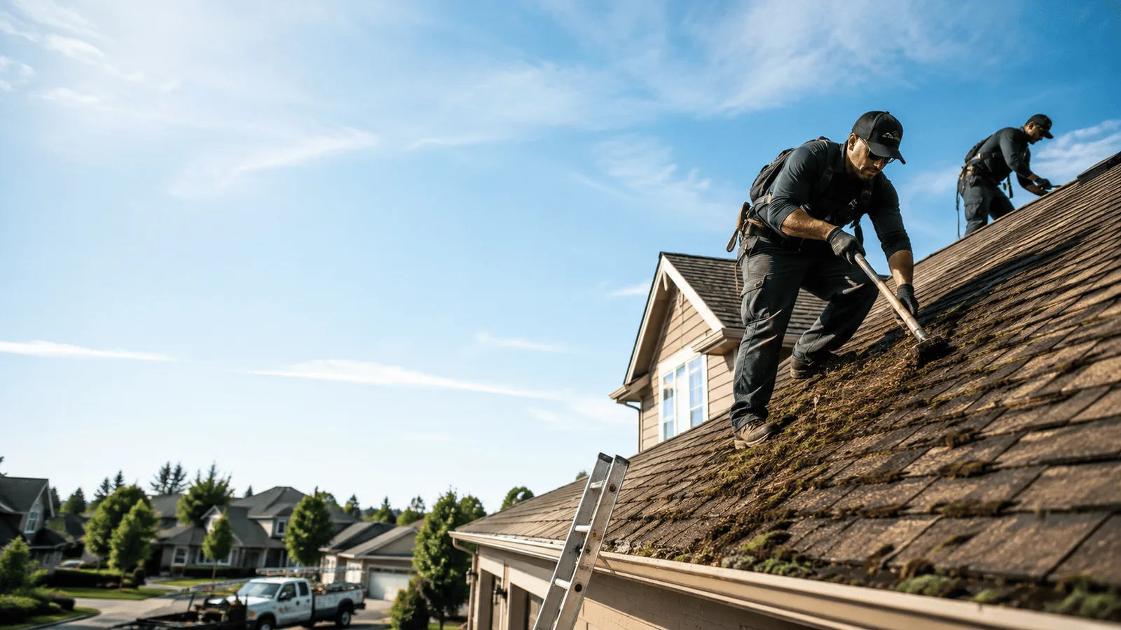 Roof Moss Removal in Exton, PA near me